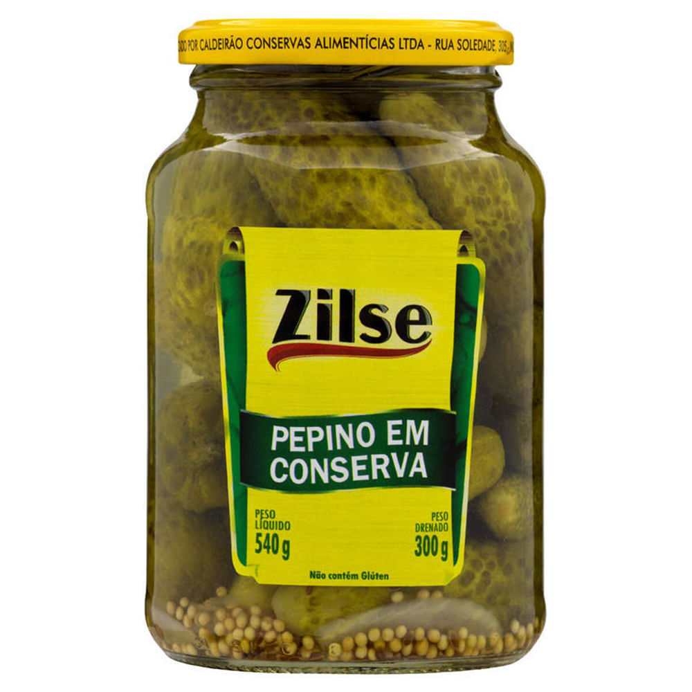 Pepino em Conserva Zilse 540g