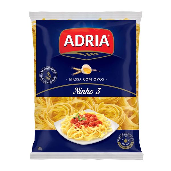 Macarrão Ninho N°3 Adria 500g
