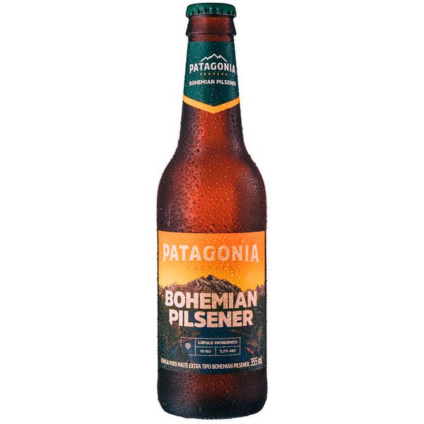 Cerveja Bohemian Pilsener Patagonia 355ml