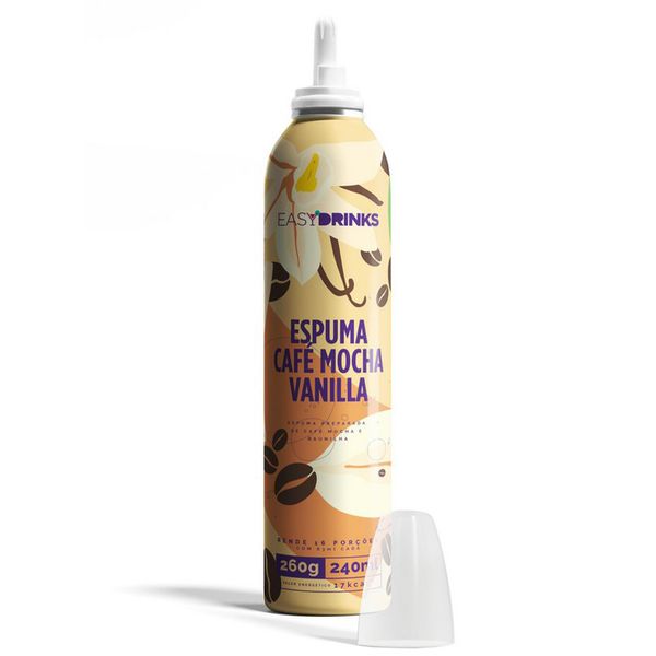 Espuma Preparada de Café Mocha e Vanilla Easy Drinks 260g