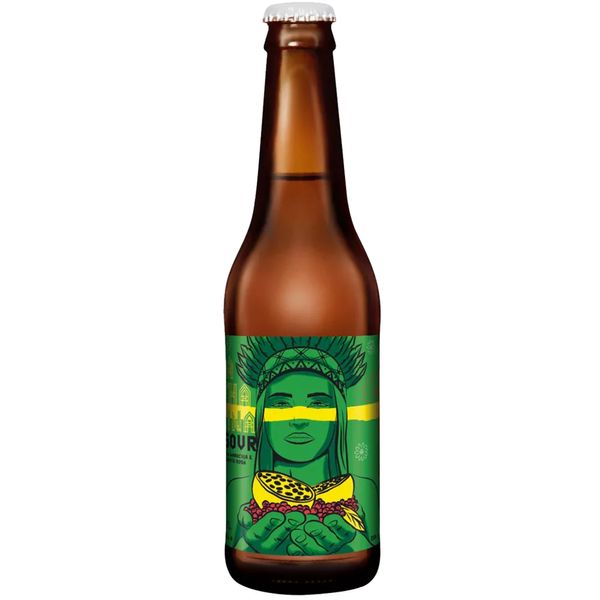 Cerveja Catharina Sour Com Maracujá e Pimenta Rosa Dama Bier 355ml