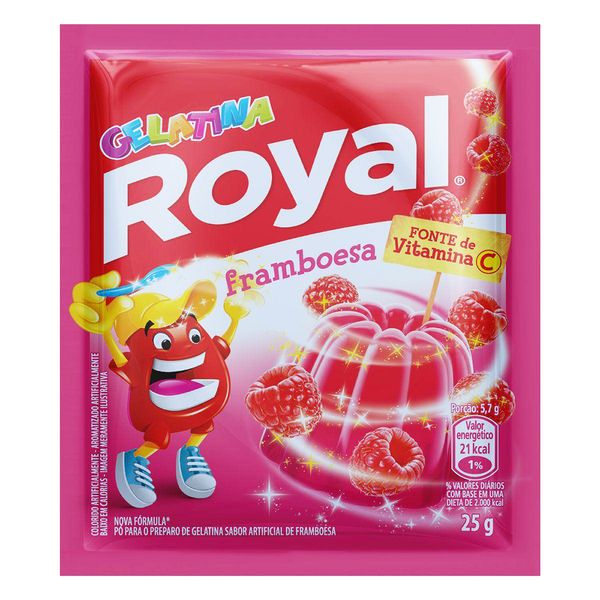 Gelatina de Framboesa Royal 25g