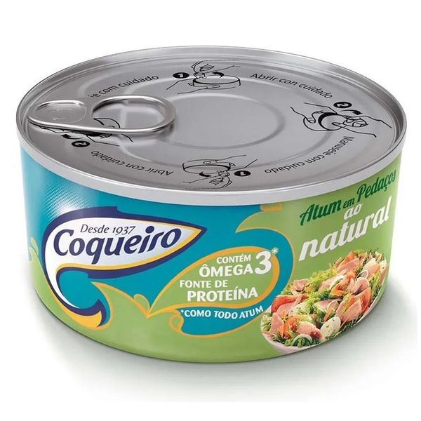 Atum em Pedaços ao Natural Coqueiro 170g
