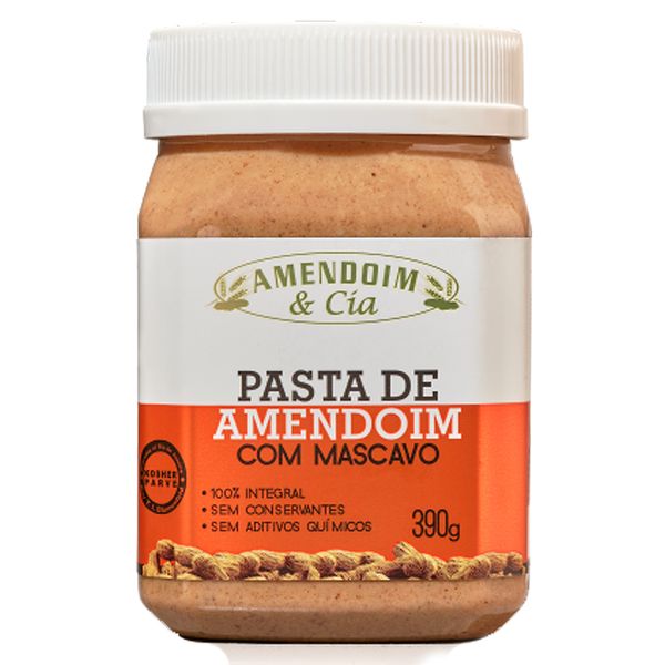 Pasta de Amendoim com Mascavo Amendoim & Cia 390g