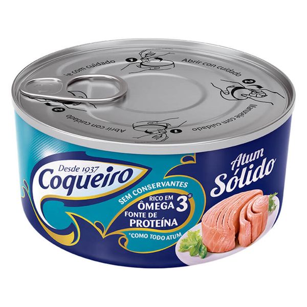 Atum Sólido em Óleo Coqueiro 170g