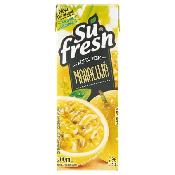 Néctar de Maracujá Sufresh - 200ml