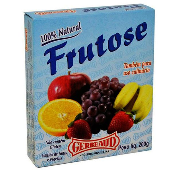 Adoçante em Pó Frutose Sem Glúten Gerbeaud 200g