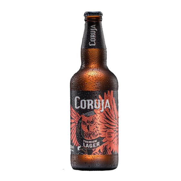 Cerveja Premium Lager Coruja 500ml