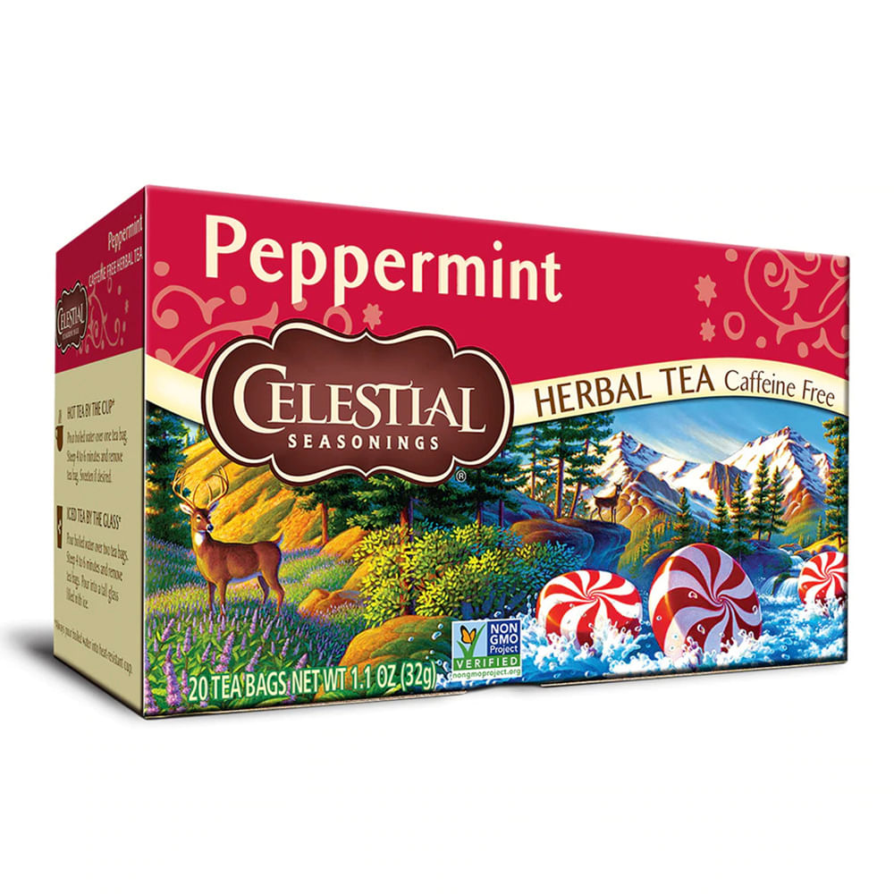 Ch Peppermint Celestial Seasonings 20 Sach s 32g Casa Santa Luzia