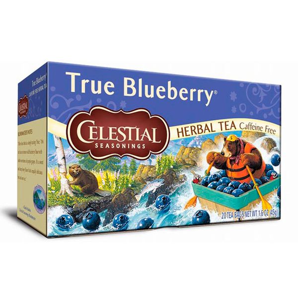 Chá Mirtilo Blueberry Celestial Seasonings 20 Sachês – 45g