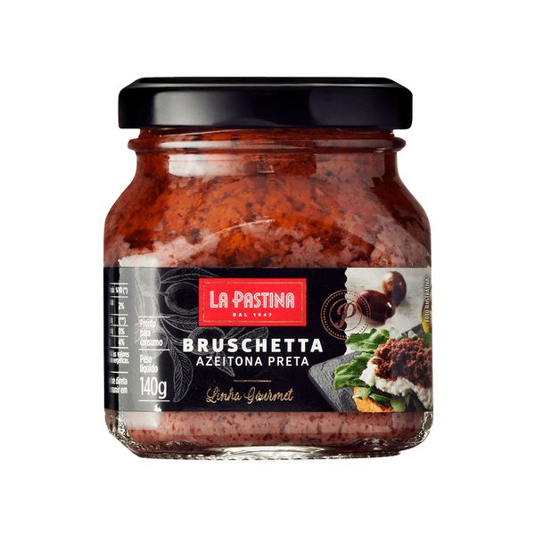 Bruschetta de Azeitona Preta La Pastina 140g