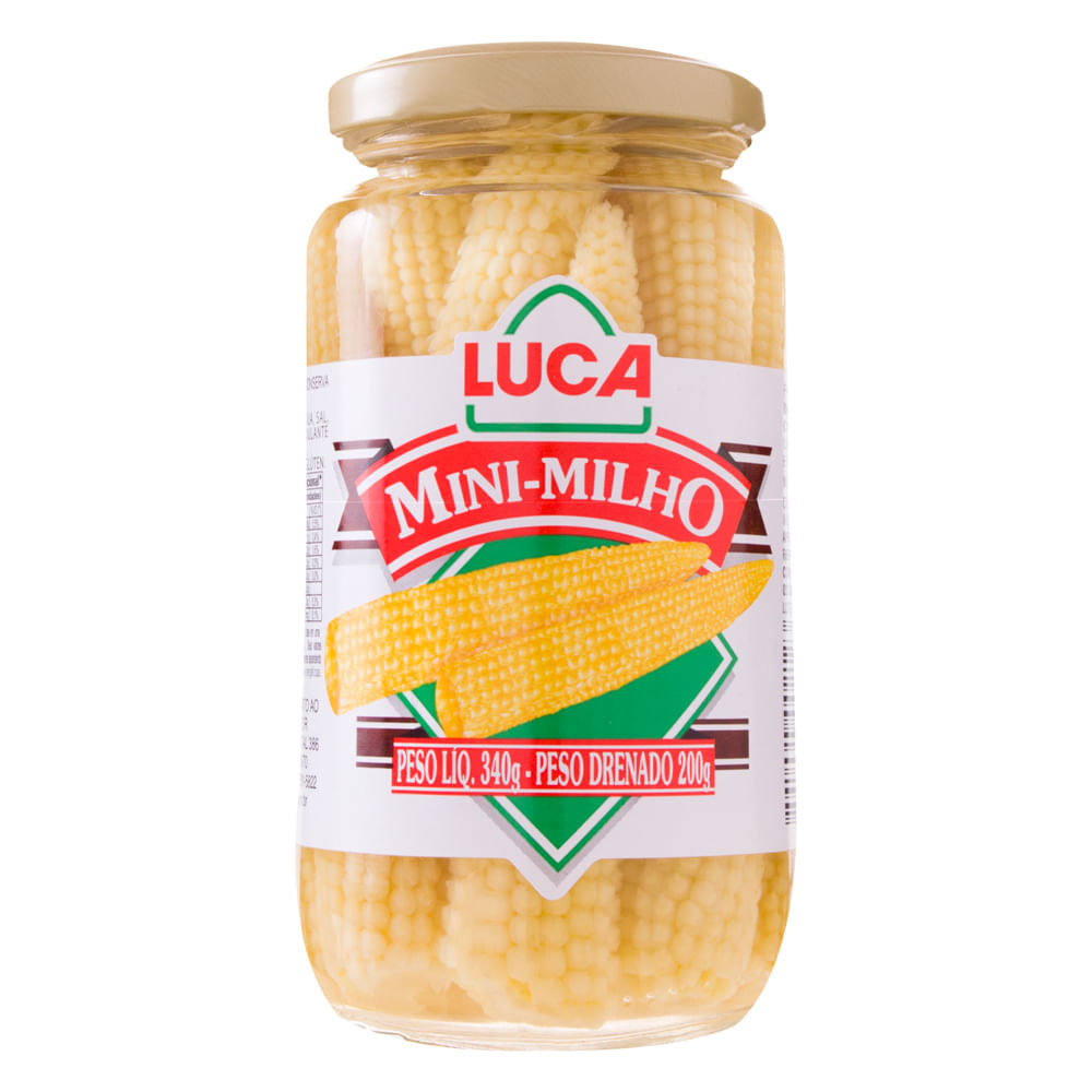 Mini Milho em Conserva Luca 340g