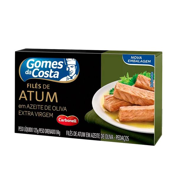 Filés de Atum em Azeite de Oliva Gomes da Costa 125g