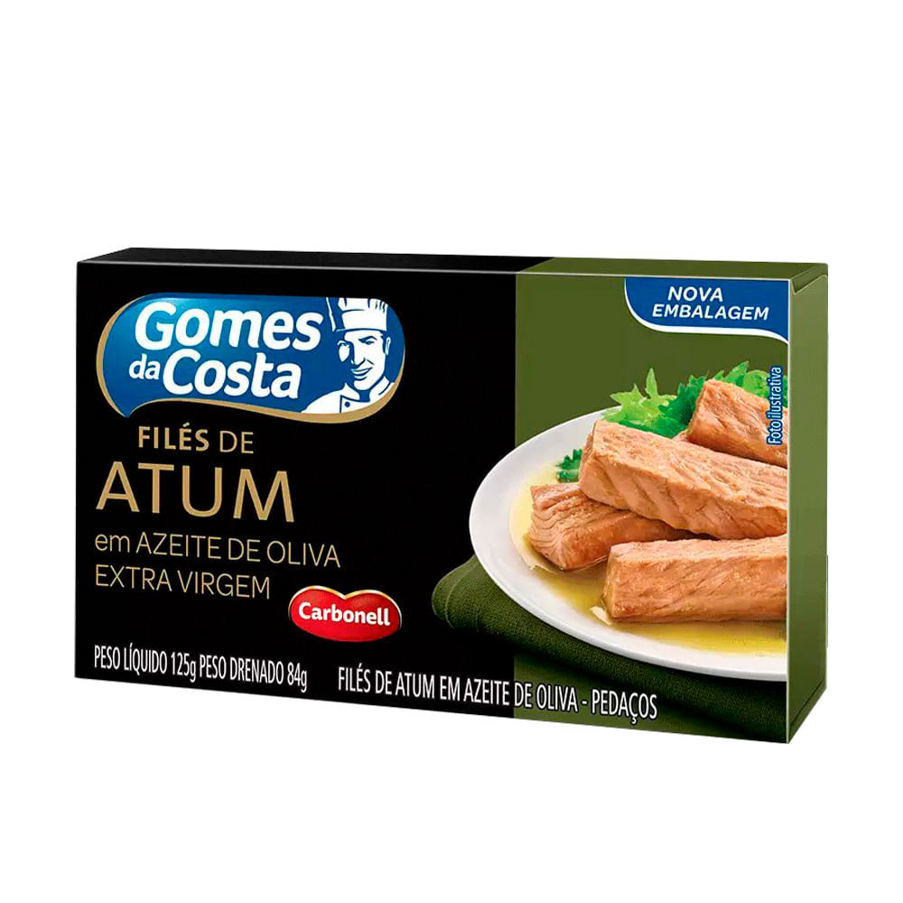 Filés de Atum em Azeite de Oliva Gomes da Costa 125g