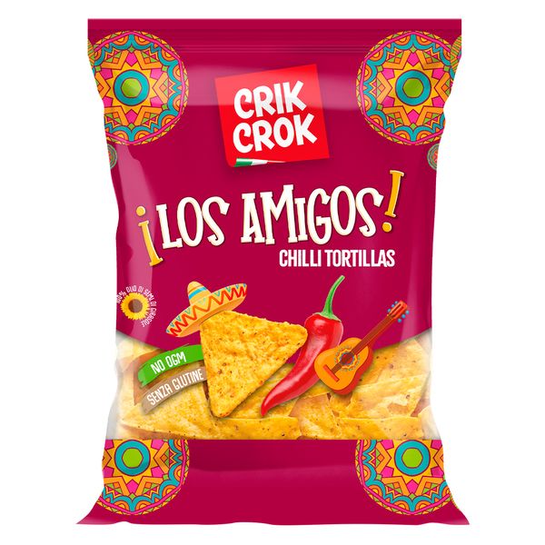 Tortillas de Pimenta Crik Crok 200g