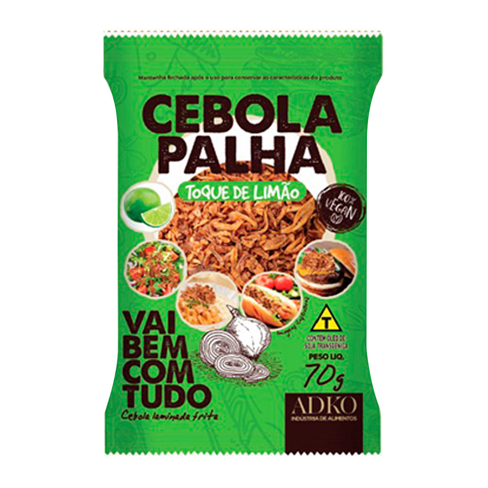 Cebola Palha com Toque de Limão Adko 70g