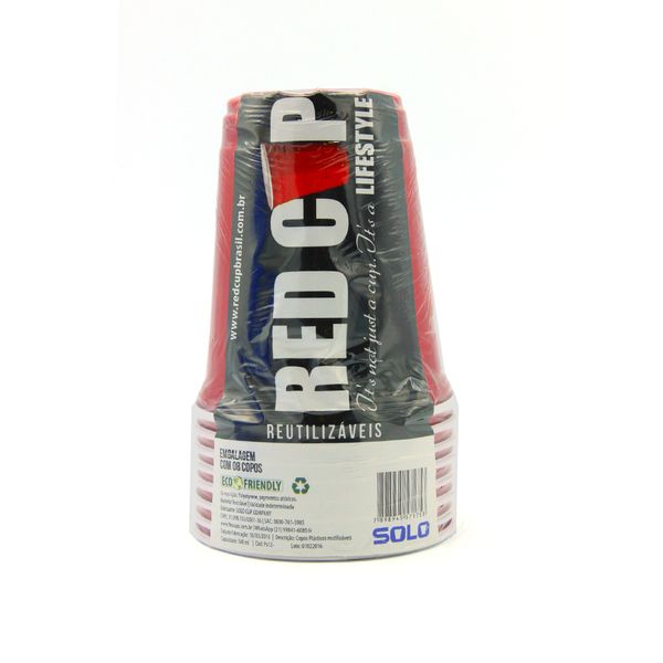 Copo Americano Party Red Cup Original 8 Unidades