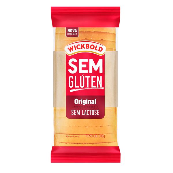 Pão de Forma Original Sem Lactose Wickbold 300g