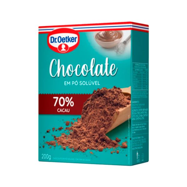 Chocolate em Pó 70% Cacau Dr. Oetker 200g