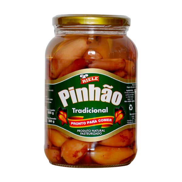 Pinhão Tradicional em Conserva Riele 600g