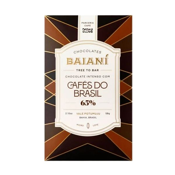 Chocolate Intenso com Cafés do Brasil 65% Baianí 58g