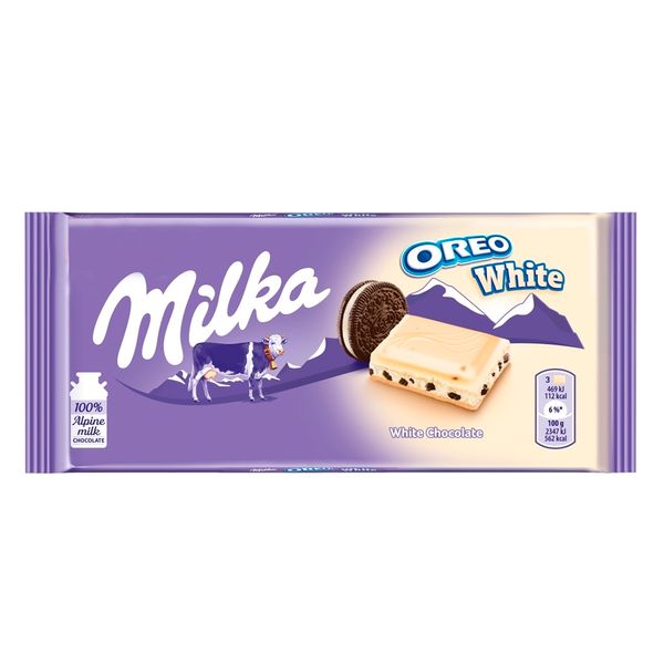 Chocolate Branco Oreo Milka 100g