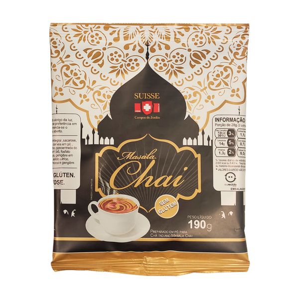 Chá Preto Masala Chai Suisse Chocolat 190g