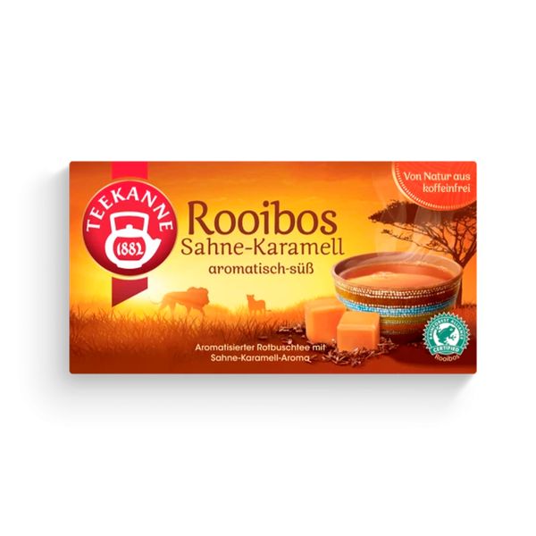 Chá Rooibos Sahne Karamell Teekanne 20 Sachês