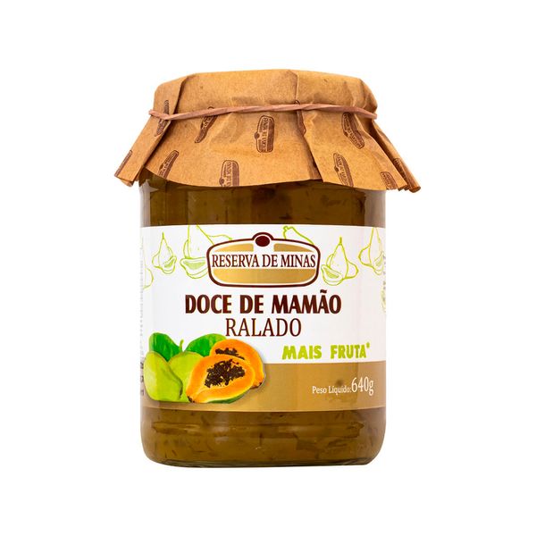 Doce de Mamão Ralado Reserva de Minas 640g