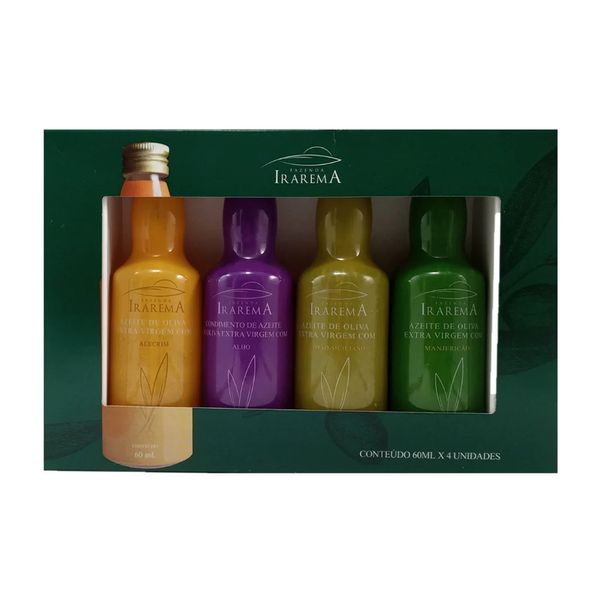 Kit de Azeites Aromatizados Fazenda Irarema 4x60ml