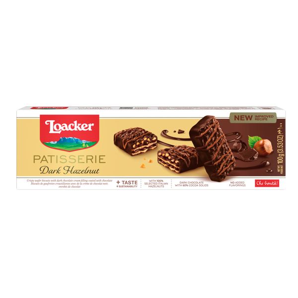 Patisserie Dark Hazelnut Loacker 100g