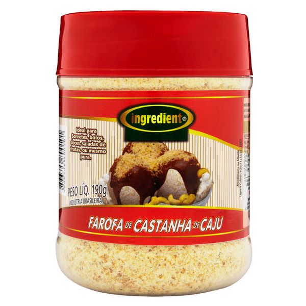 Farofa Crocante de Castanha de Caju Crock Mix Ingredient 190g