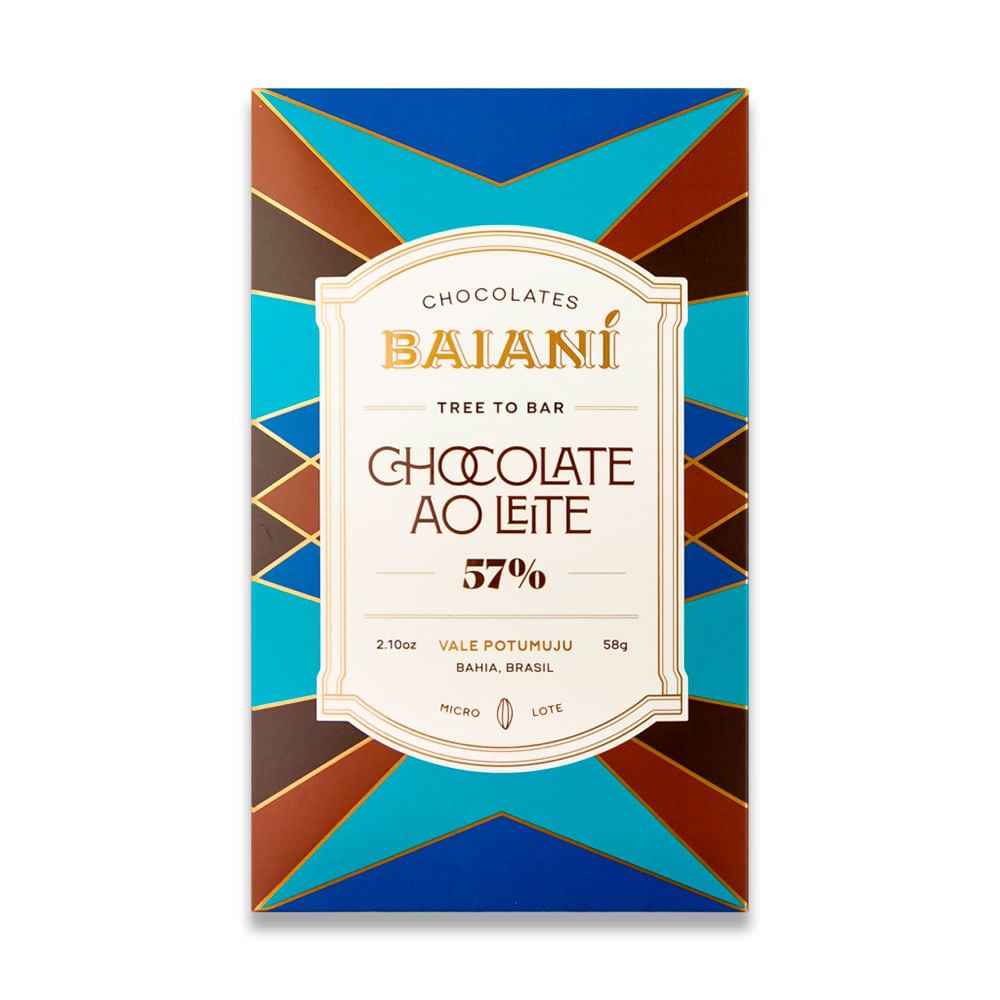 Chocolate Ao Leite 57% Baianí 58g