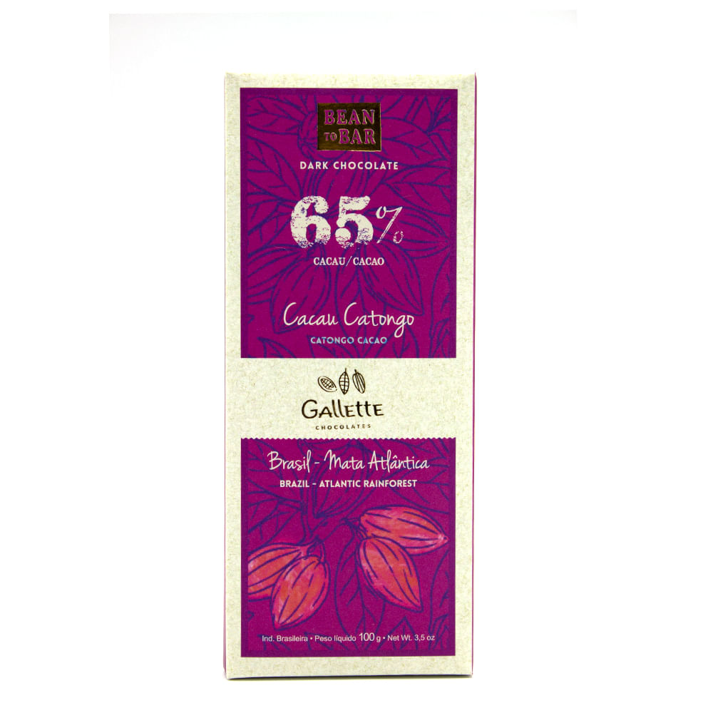 Chocolate 65% Cacau Bean to Bar Gallette 100g