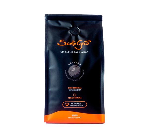 Café Moído Cerrado Santo Grão 250g