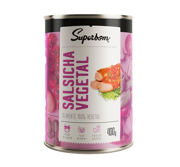 Salsicha Vegetal Superbom 400g