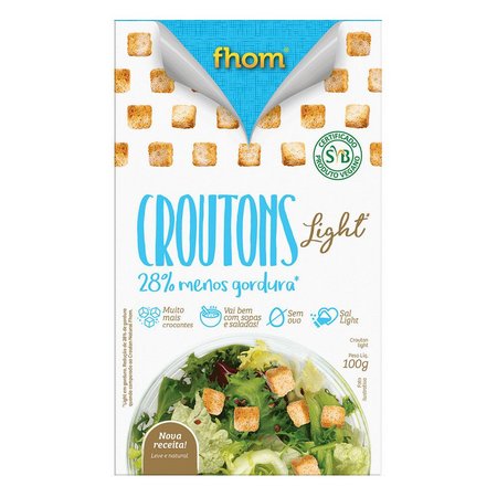 Crouton Light com Grãos Fhom 100g