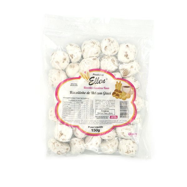 Biscoitos Caseiros Mel com Glacê Ellen 150g
