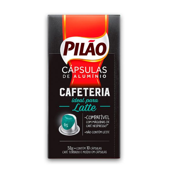 Café Cafeteria Espresso Pilão 10 Cápsulas