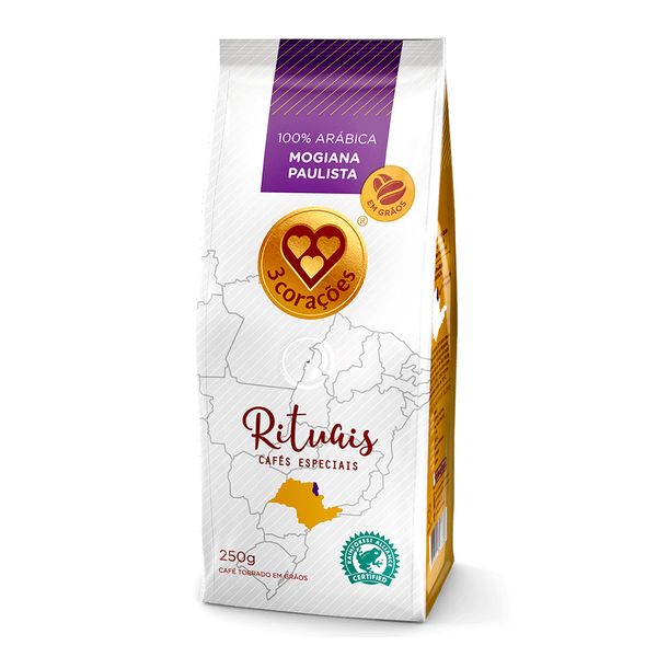Café em Grãos Rituais Mogiana Paulista 3Corações 250g