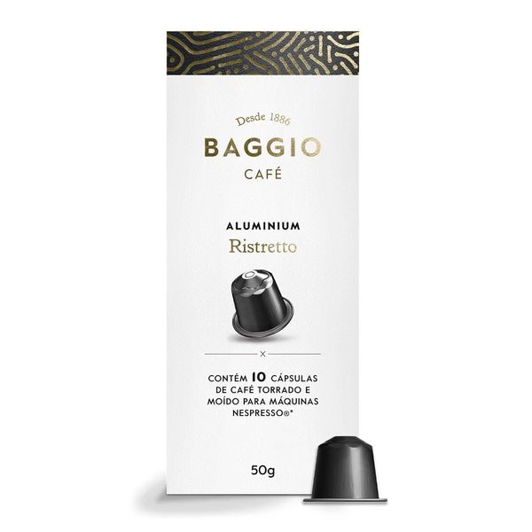 Café Aluminium Ristretto Baggio 10 Cápsulas