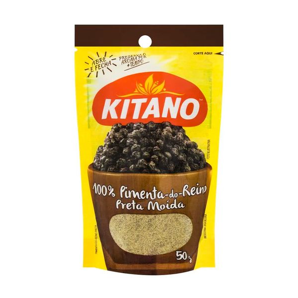 Pimenta-do-Reino Preta Moída Kitano 50g