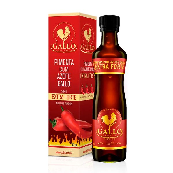 Molho de Pimenta com Azeite Extra Forte Gallo 50ml