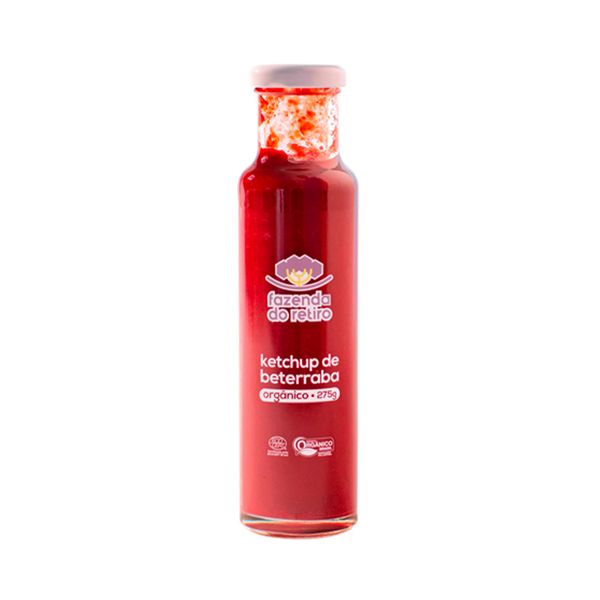Ketchup de Beterraba Orgânico Fazenda do Retiro 275g