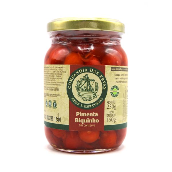 Pimenta Biquinho em Conserva Companhia das Ervas 230g