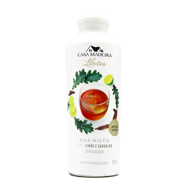 Chá Misto Sabor Limão e Carvalho Zero Açúcar Casa Madeira 510ml