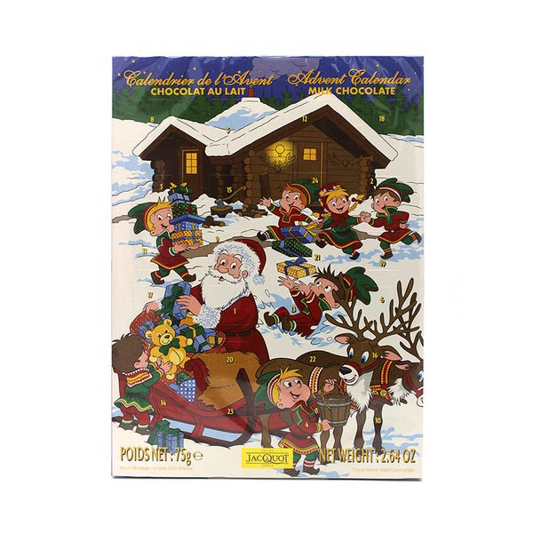 Chocolate Calendário de Natal Jacquot 75g