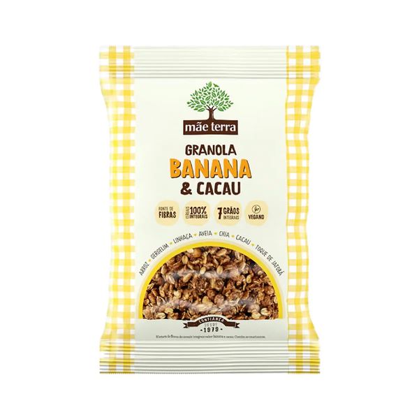 Granola de Banana com Cacau Mãe Terra 800g