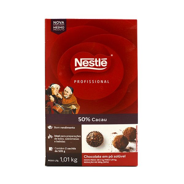 Chocolate em Pó 50% Cacau Dois Frades Nestlé 1,01Kg