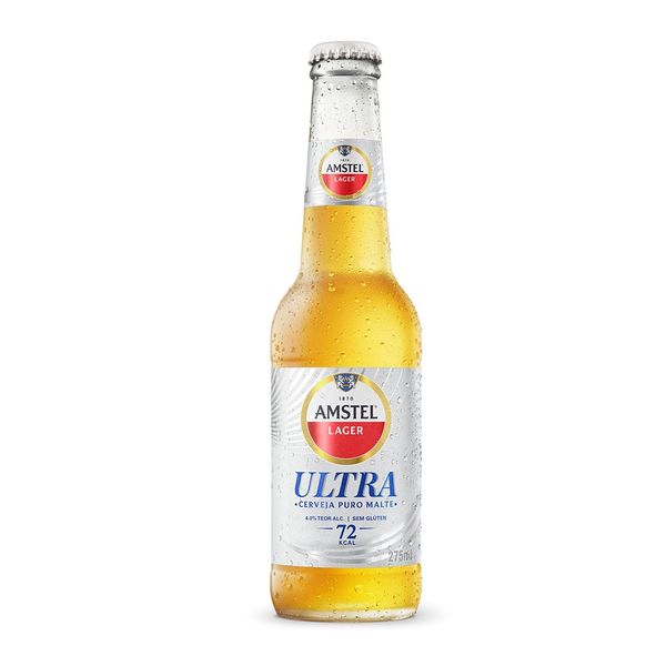 Cerveja Puro Malte Ultra Amstel Lager 275ml